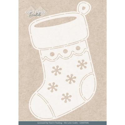 Find It Trading Frosted Gold Christmas - Frosted Gold Sock